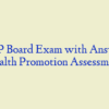 AGNP Board Exam with Answers – Health Promotion Assessment