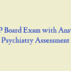 AGNP Board Exam with Answers – Psychiatry Assessment