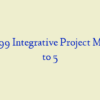 BUS 499 Integrative Project Module 1 to 5