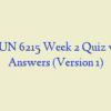 COUN 6215 Week 2 Quiz with Answers (Version 1)