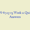 COUN-6723-15 Week 11 Quiz with Answers