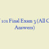 CWV 101 Final Exam 3 (All Correct Answers)