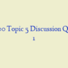 HCI 600 Topic 5 Discussion Question 1