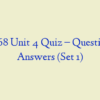 MN 568 Unit 4 Quiz – Question and Answers (Set 1)