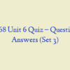 MN 568 Unit 6 Quiz – Question and Answers (Set 3)