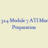 NR 324 Module 7 ATI Mastery Preparation