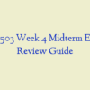NR 503 Week 4 Midterm Exam Review Guide