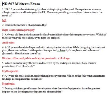 nr 507 midterm exam