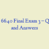 NRNP 6640 Final Exam 3 – Question and Answers