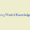 NSG 5003 Week 6 Knowledge Check