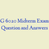 NSG 6020 Midterm Exam 3 – Question and Answers