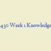 NSG 6430 Week 1 Knowledge Check