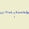 NSG 6430 Week 4 Knowledge Check 1