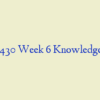 NSG 6430 Week 6 Knowledge Check
