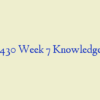 NSG 6430 Week 7 Knowledge Check