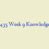 NSG 6435 Week 9 Knowledge Check