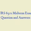 NURS 6501 Midterm Exam – Question and Answers