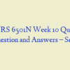 NURS 6501N Week 10 Quiz – Question and Answers – Set 3