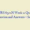 NURS 6501N Week 11 Quiz – Question and Answers – Set 4