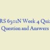 NURS 6501N Week 4 Quiz 2 – Question and Answers