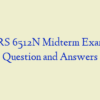 NURS 6512N Midterm Exam 1 – Question and Answers