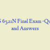 NURS 6521N Final Exam -Question and Answers