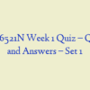 NURS 6521N Week 1 Quiz – Question and Answers – Set 1