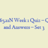 NURS 6521N Week 1 Quiz – Question and Answers – Set 3