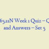 NURS 6521N Week 1 Quiz – Question and Answers – Set 5