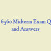 NURS 6560 Midterm Exam Question and Answers