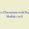 PSY 802 Discussions with Responses Module 1 to 8